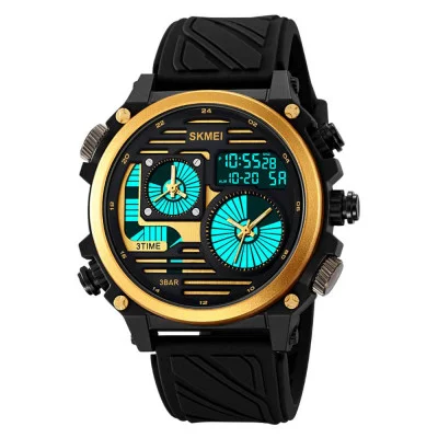 Чоловічий годинник Skmei 2202PBKGD Black-Gold