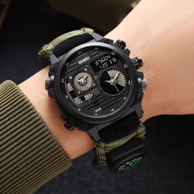 Чоловічий годинник Skmei 2202NCMGN Camo Green