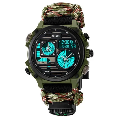 Чоловічий годинник Skmei 2202NCMGN Camo Green