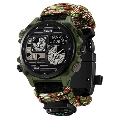 Чоловічий годинник Skmei 2202NCMGN Camo Green