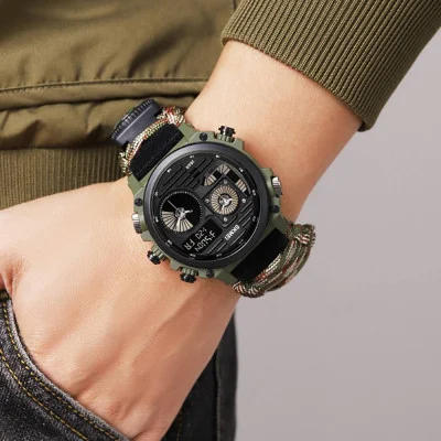 Чоловічий годинник Skmei 2202NCMGN Camo Green