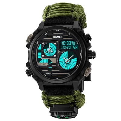 Електронний годинник Skmei 2202NAG Army Green