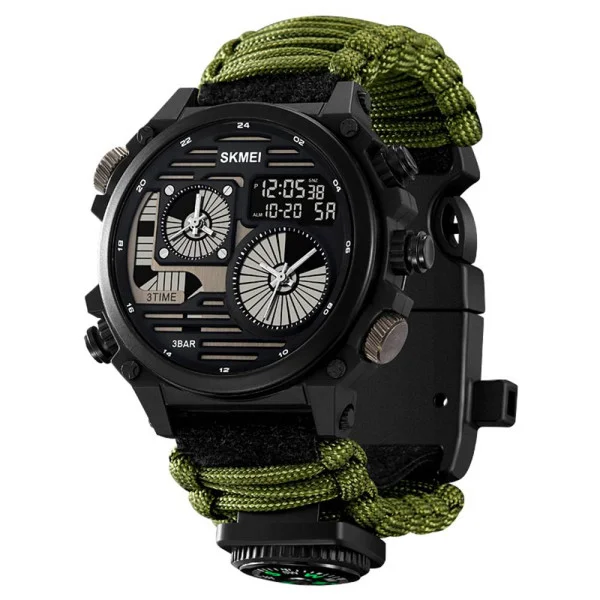 Електронний годинник Skmei 2202NAG Army Green фото 4