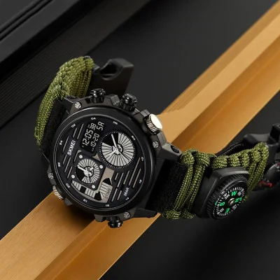Електронний годинник Skmei 2202NAG Army Green