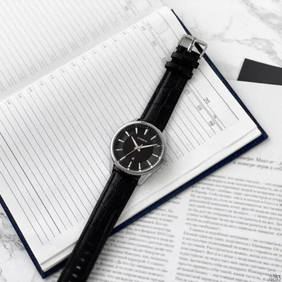Мужские часы Curren 8365 Silver-Black
