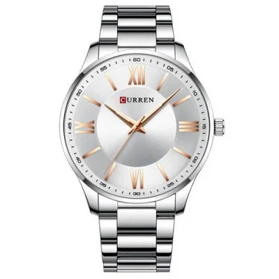 Мужские часы Curren 8383 Silver-Cuprum