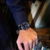 Чоловічий годинник Curren 8383 Blue-Gold фото 8