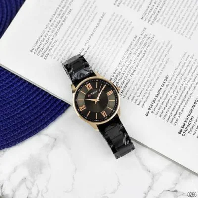 Чоловічий годинник Curren 8383 Black-Gold
