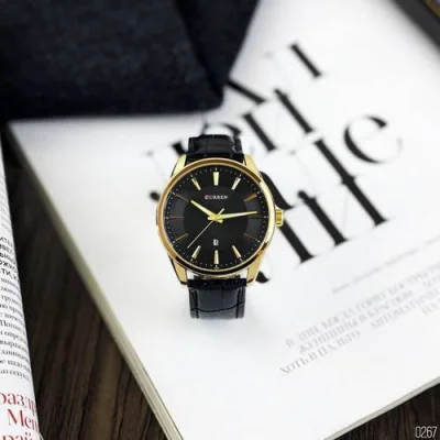 Чоловічий годинник Curren 8365 Black-Gold