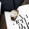 Чоловічий годинник Curren 8365 Brown-Gold-White фото 6