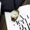 Чоловічий годинник Curren 8365 Brown-Gold-White фото 6