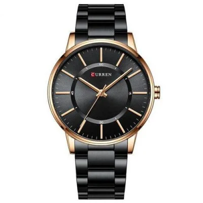 Чоловічий годинник Curren 8385 Black-Gold