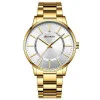 Чоловічий годинник Curren 8385 Gold-White фото 2