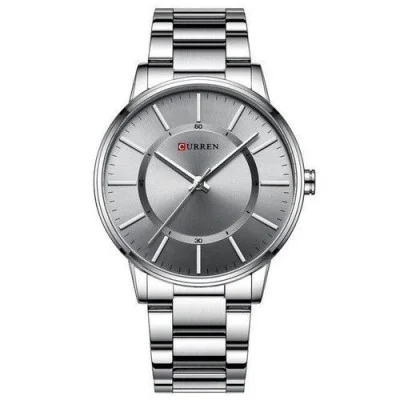 Мужские часы Curren 8385 Silver-Gray