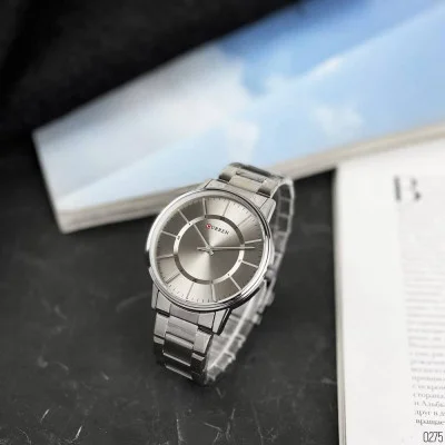 Мужские часы Curren 8385 Silver-Gray