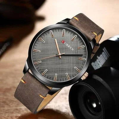 Мужские часы Curren 8386 Brown-Black-Gray