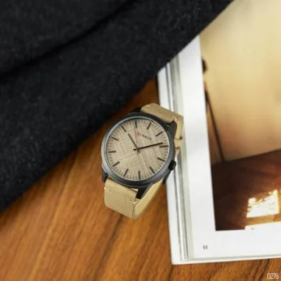 Чоловічий годинник Curren 8386 Light Brown-Grey