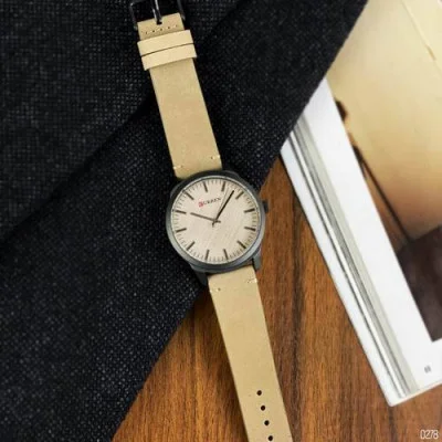 Чоловічий годинник Curren 8386 Light Brown-Grey