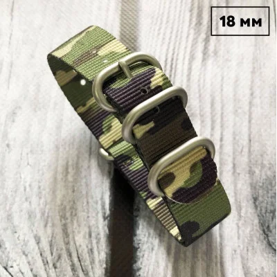 Ремінець Nato Camo Multicam 18 мм
