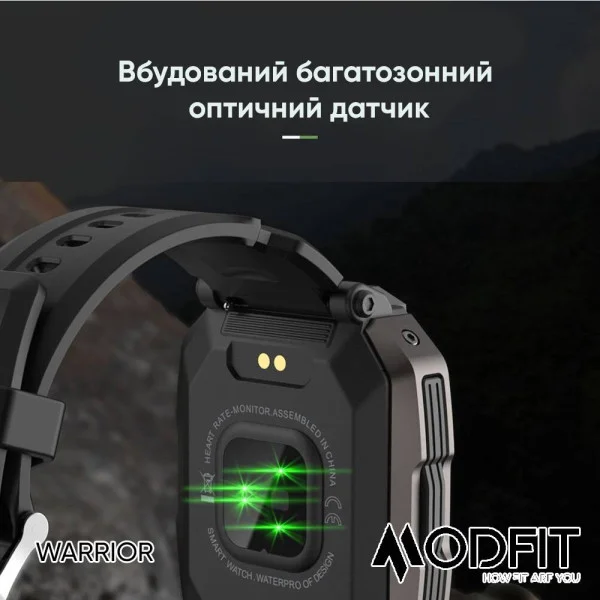 Смарт часы Modfit Warrior Army Green фото 13