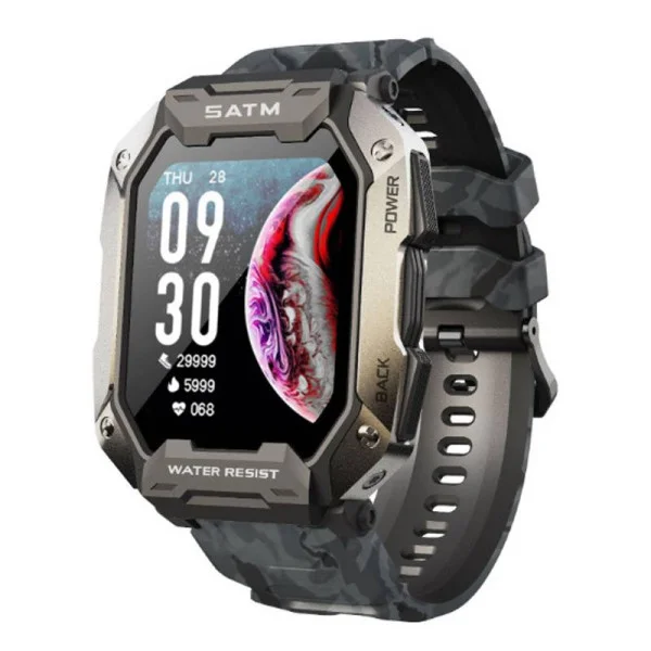 Смарт часы Modfit Warrior All Black Camo Band фото 1