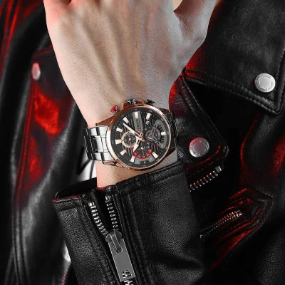 Чоловічий годинник Curren 8417 Black-Gold