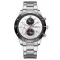 Curren 8417 Silver-Black