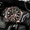 Чоловічий годинник Curren 8418 Black-Gold фото 3