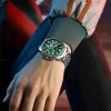 Чоловічий годинник Curren 8418 Silver-Green фото 4
