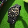 Чоловічий годинник Curren 8421 Black-Yellow фото 5