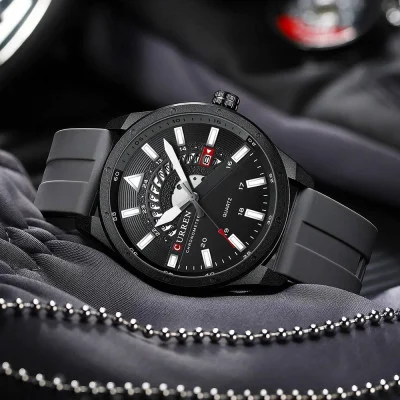 Чоловічий годинник Curren 8421 Gray-Black