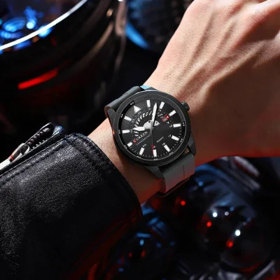 Чоловічий годинник Curren 8421 Gray-Black