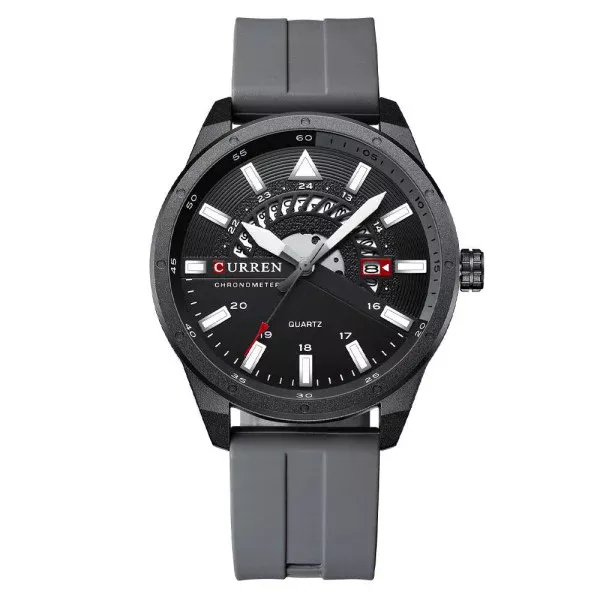 Мужские часы Curren 8421 Gray-Black фото 1