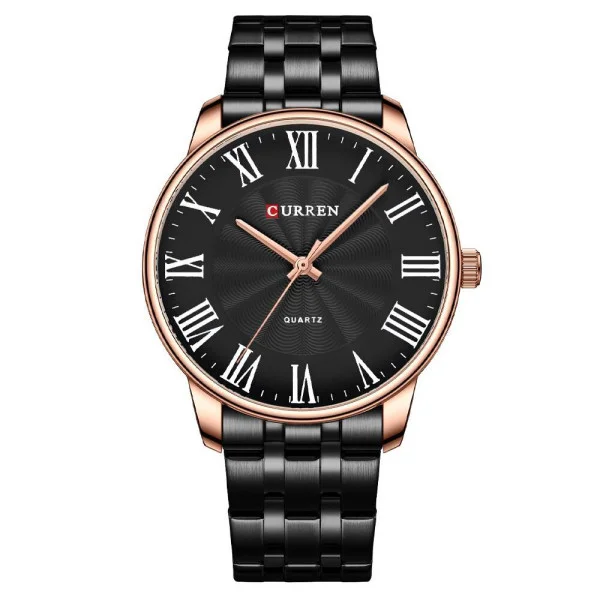 Мужские часы Curren 8422 Black-Gold фото 1