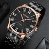 Чоловічий годинник Curren 8422 Black-Gold фото 3
