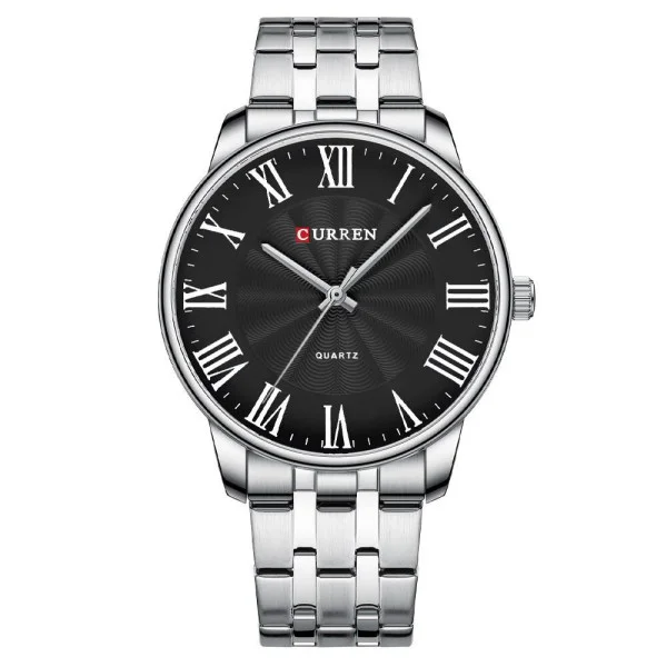 Чоловічий годинник Curren 8422 Silver-Black фото 1