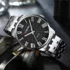 Чоловічий годинник Curren 8422 Silver-Black фото 3