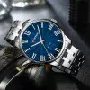 Чоловічий годинник Curren 8422 Silver-Blue фото 3
