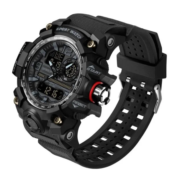 Чоловічий годинник Sanda 3133 All Black фото 1
