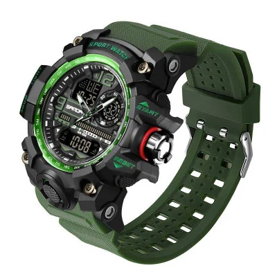 Чоловічий годинник Sanda 3133 Army Green