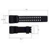 Ремінець для Skmei 1356/1358/1680BK Black фото 5