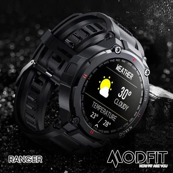 Розумний годинник Modfit Ranger Army Green 36 мм. фото 19