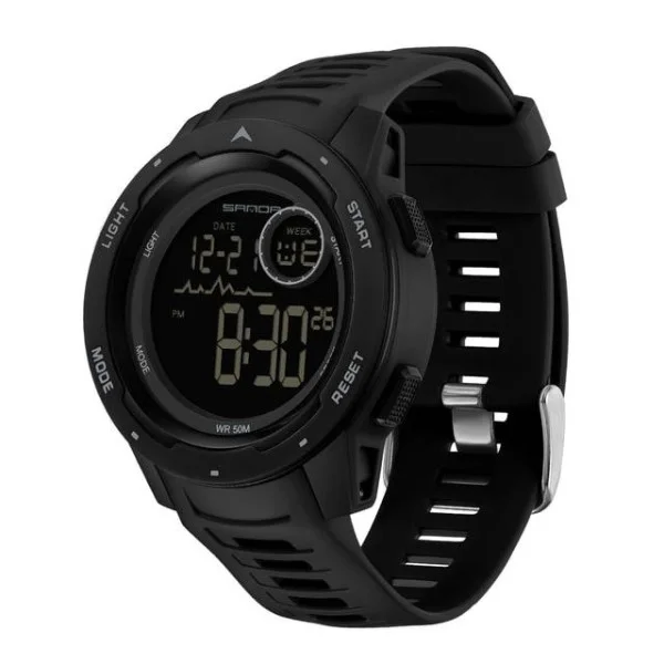 Чоловічий годинник Sanda 2125 All Black фото 1