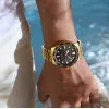 Чоловічий годинник Curren 8426 Gold-Black фото 4