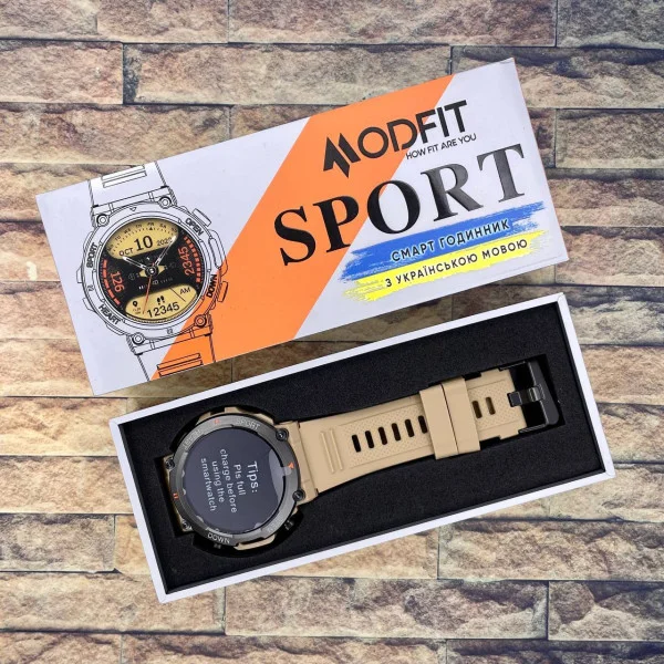 Смарт часы Modfit Hunter Khaki 36 мм. фото 25