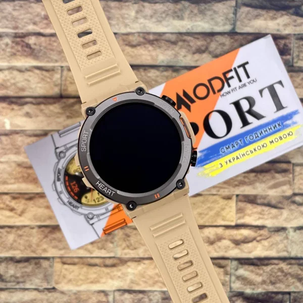 Смарт часы Modfit Hunter Khaki 36 мм. фото 26