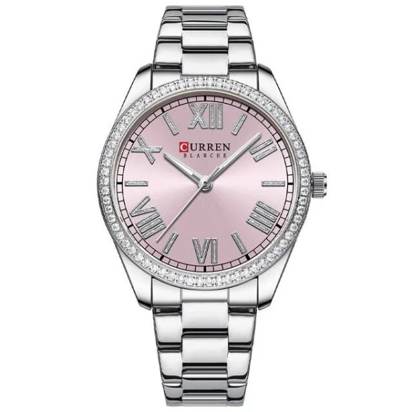 Женские часы Curren 9088 Silver-Pink фото 1