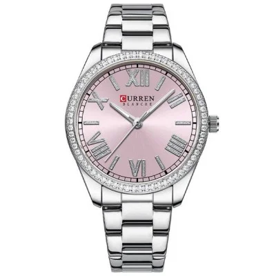 Жіночі годинники Curren 9088 Silver-Pink
