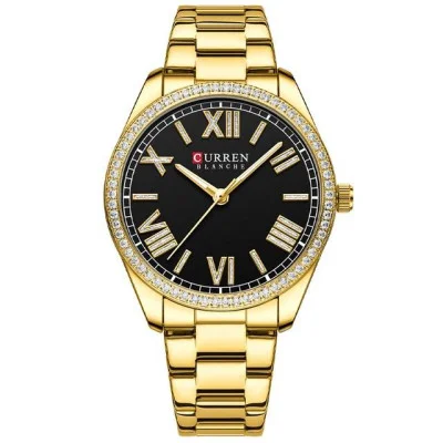 Женские часы Curren 9088 Gold-Black