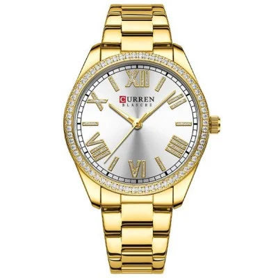 Жіночі годинники Curren 9088 Gold-White